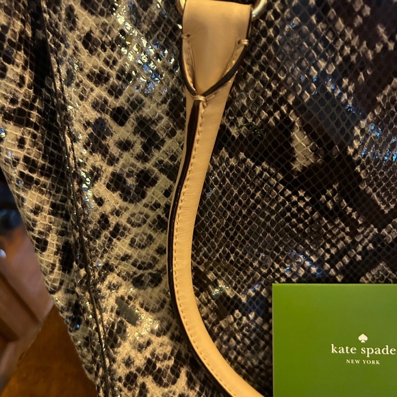 Kate Spade Snakeskin Print Shoulder Bag Purse NWOT - Picture 13 of 13